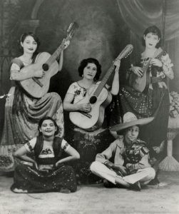 Mendoza family c.1930, her mother is playing the Acosta 12